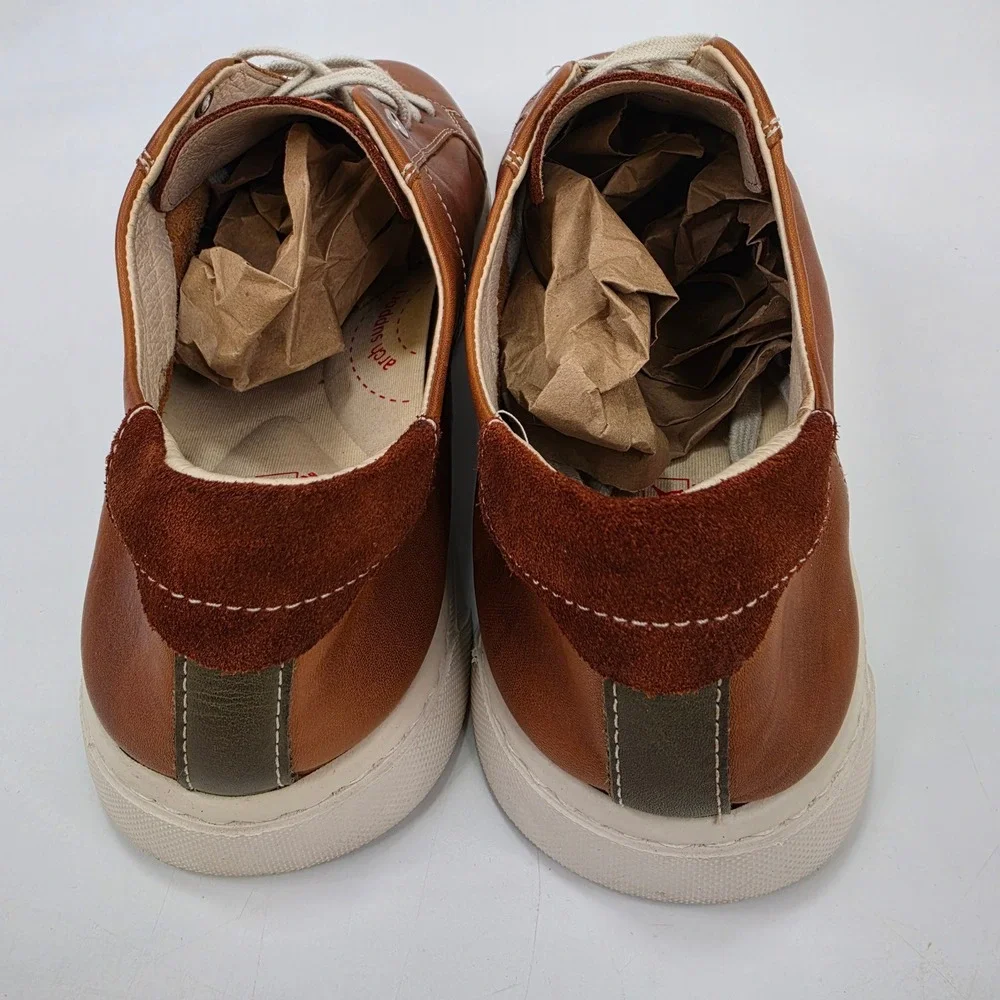 Pikolinos Mens Leather Sneaker Berna M8J-4195 Cuero Brown 45 EU Lace Up Comfort